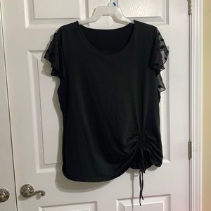 4X Black Shein Curve top
